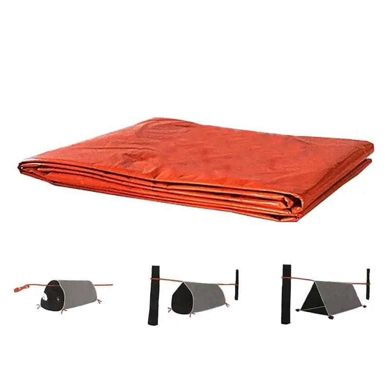 Emergency Shelter Tube with Safety Whistle BeAMan.Tools